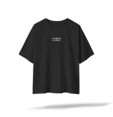 Do M*LFS not Dr#gs | Embroidered Back & Front - Black/White Oversized Tee