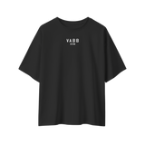 VABB | BOM Pilot's Airfield Map Oversized T-Shirt Black/White | Embroidered Front/Printed Back