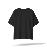 Nothing Really Matters | Printed Back & Front - Black Oversized Tee