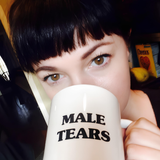 Male Tears | White Ceramic/Enamel Mug