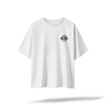 AC/DC Vintage Tour Tee[EMBRD Front/PRNTD Back] | White Oversized Tee
