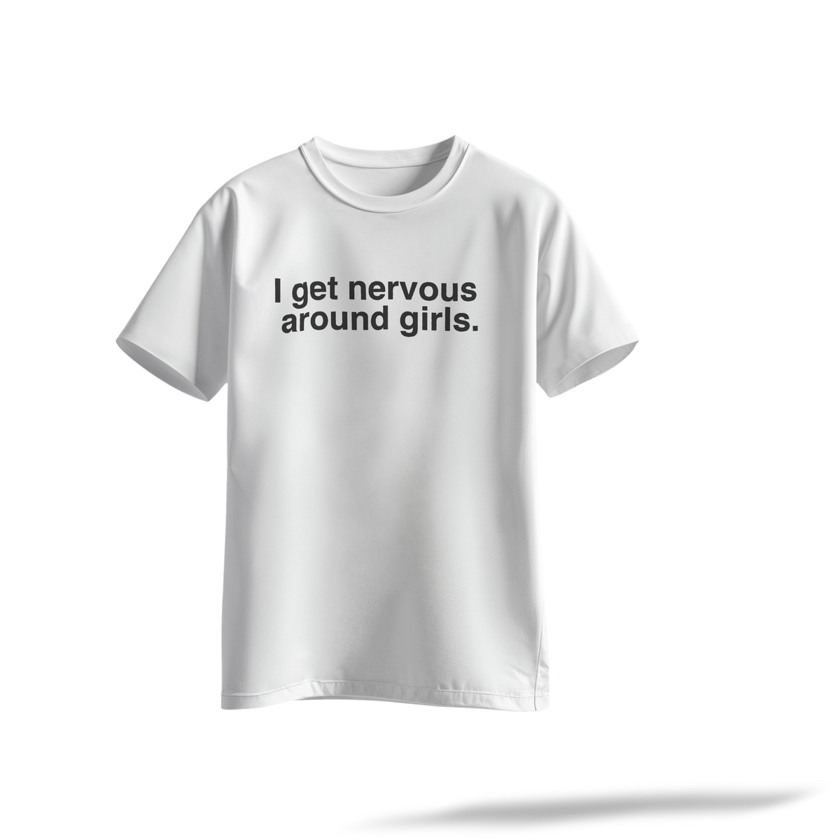 Nervous Around Girls | Printed Back & Front - Black/White/Navy/Coffee Regular Tee