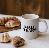 Male Tears | White Ceramic/Enamel Mug