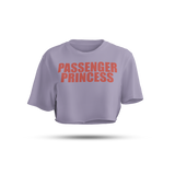 Passenger Princess | Lavender/White Crop Tee