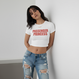 Passenger Princess | Lavender/White Baby Tee