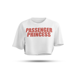 Passenger Princess | Lavender/White Crop Tee