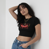 Too Spicy For You | Black Baby Tee