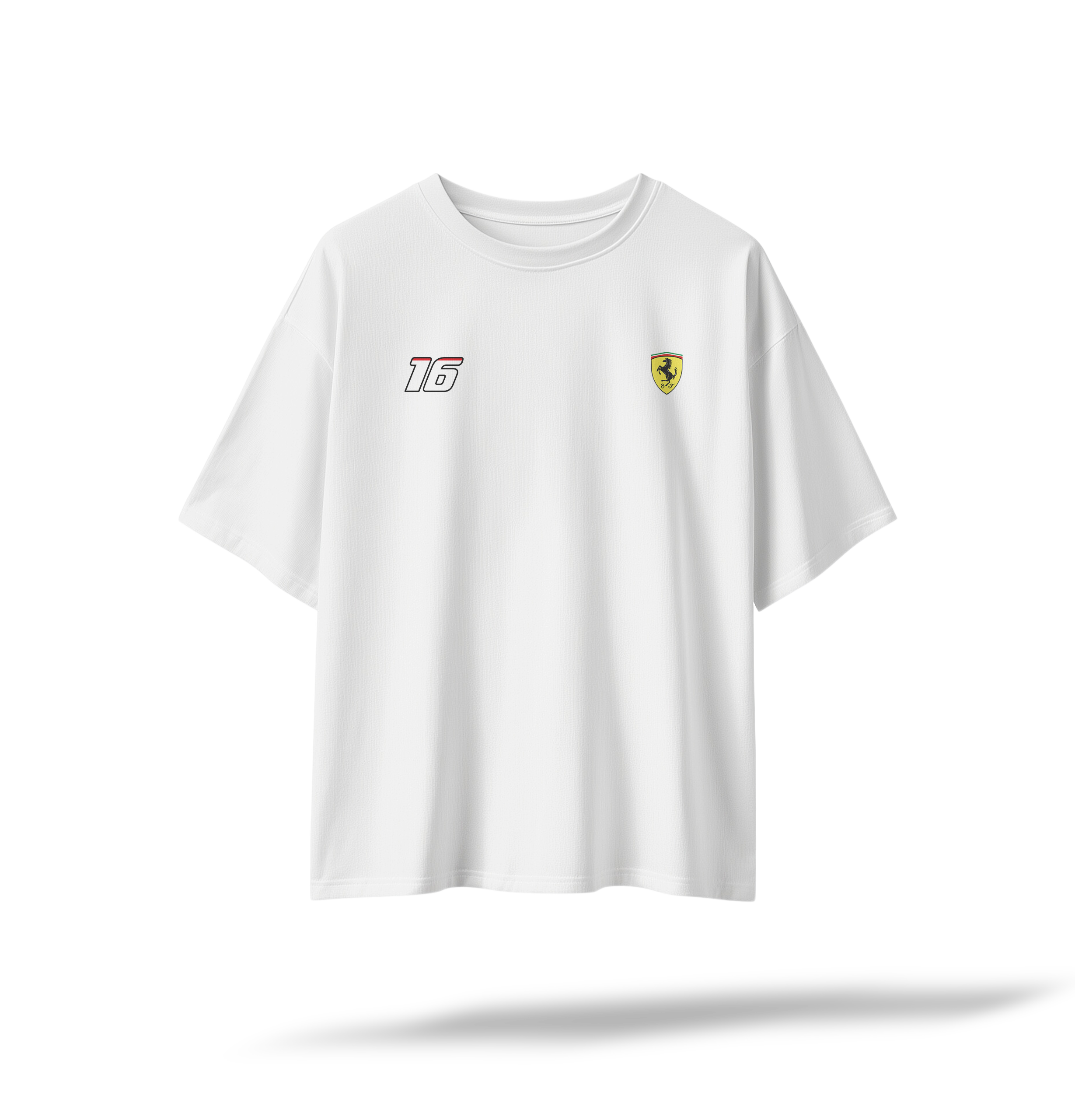View From My Opponents | White Oversized Tee