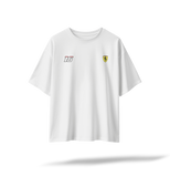 View From My Opponents | White Oversized Tee